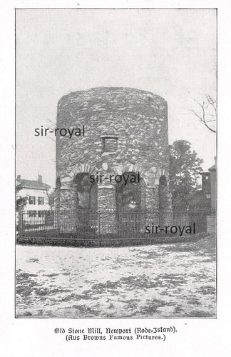 Old stone mill newport 1911 - old,