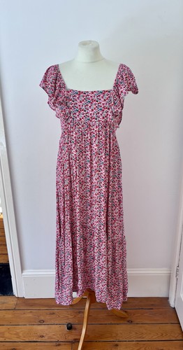 Zara pink floral maxi - pink,