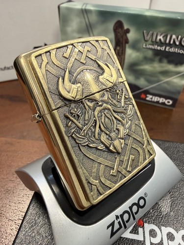 Genuine zippo lighter viking - genuine,