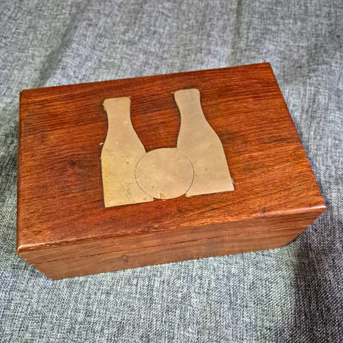 Wooden mini bowling skittles - mini,