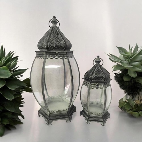 Stunning metal green tealight - metal,