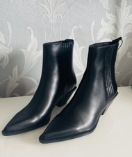 Zara Black  Faux Leather