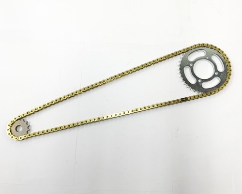 Chain sprocket set gold - set,