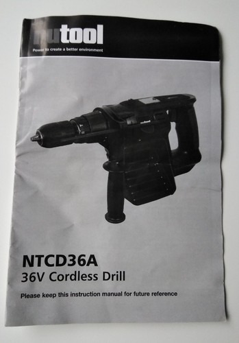 Nutool ntcd36a 36volt cordless - ntcd36a,