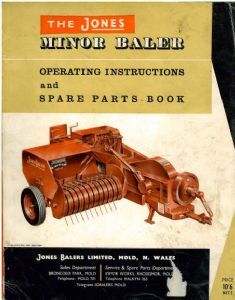 Jones baler minor - jones, mk4