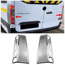Chrome Rear Lamp Frame Trim 2 pcs ABS For Mercedes SPRINTER W907 2018-on