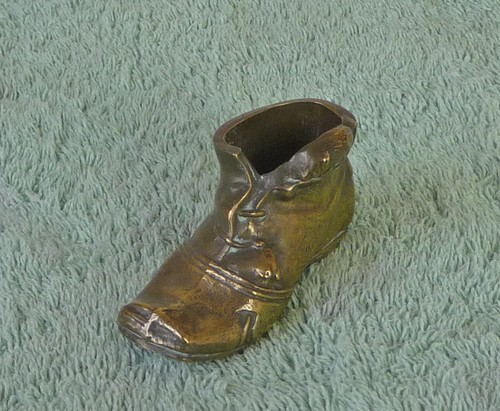 Small vintage brass - vintage, boot