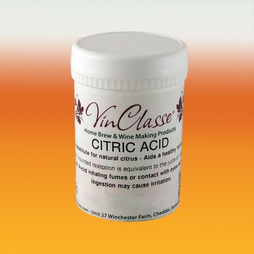 Vinclasse citric acid 100g tub - citric,