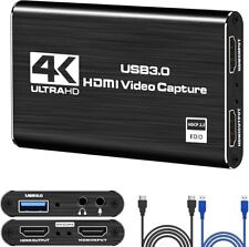 4K USB 3.0 Video Capture Card HDMI-compatible 1080P 60Hz HD Video Recorder