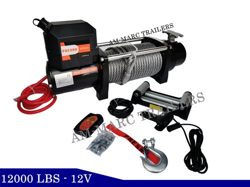 New electric winch - new, 12v