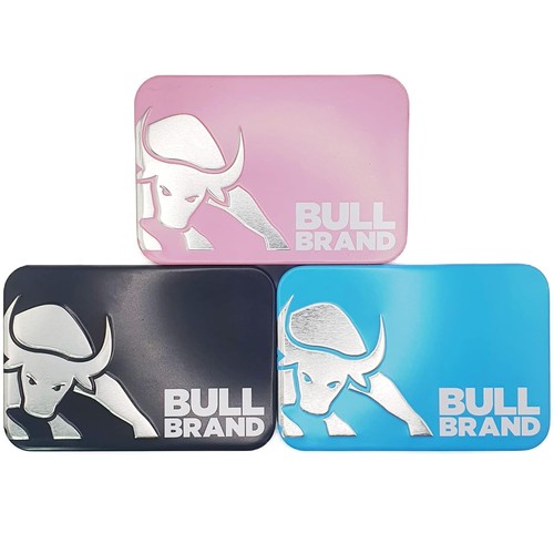 Bull brand tobacco tin - bull,