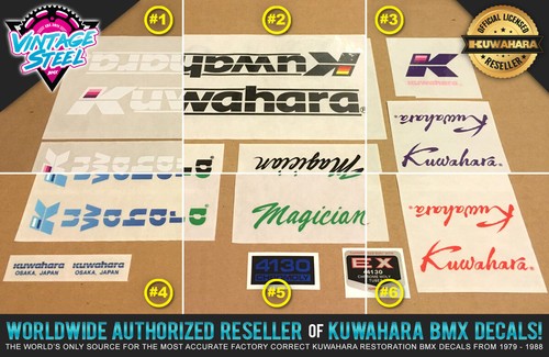 Kuwahara magician bmx decal - kuwahara,