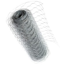 Chicken Wire Mesh Fencing Galvanised Netting Rabbit Fence Pet Garden 25m 50m