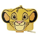 Loungefly Disney Lion King 30th anniversary Simba Cosplay Plush Flap Wallet New