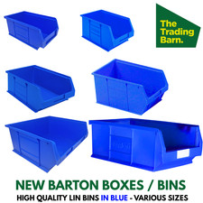 Blue Plastic Parts Lin Bins