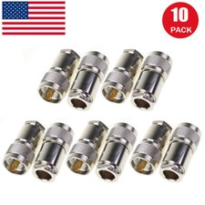 10-Pack RF Connector UHF