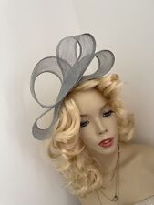 Fascinator Silver Grey