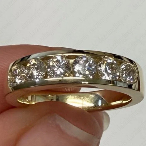 00ct round moissanite men s - moissanite, men's