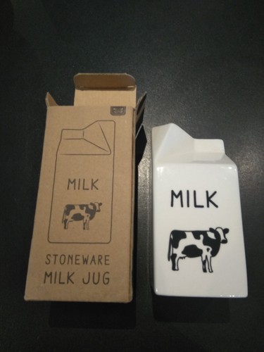 Ceramic stoneware milk - milk, jug