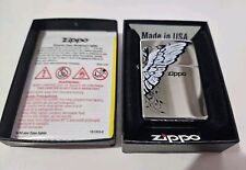 New, Zippo Chrome "Wings"