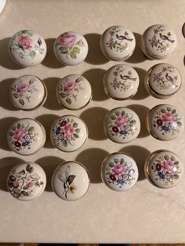 Vintage door knobs porcelain - knobs,