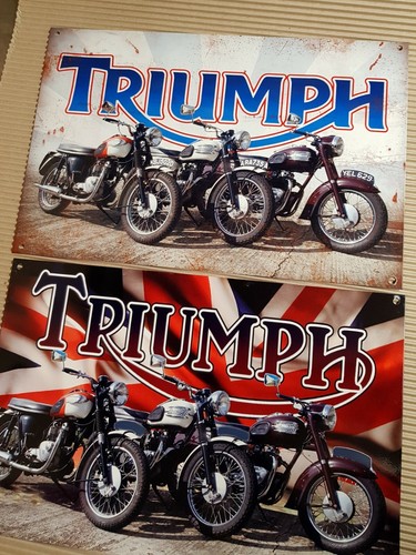 Triumph bikes flag 3 - or,