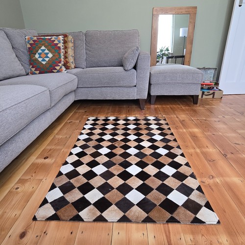 Handmade cowhide patchwork - cowhide,