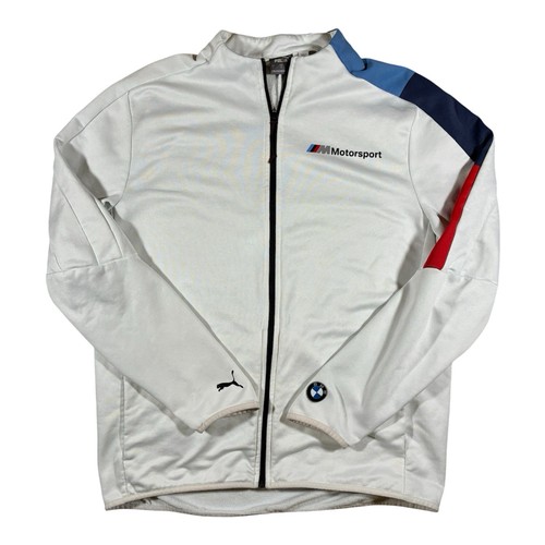 Bmw jacket white full zip - jacket,