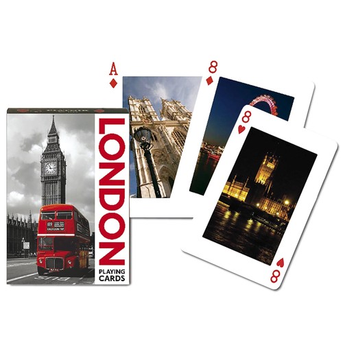 Piatnik london playing card - london,