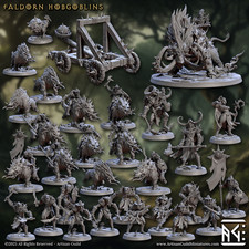 Artisan Guild Miniature D&D/wargames Faldorn Hobgoblins resin 3d print