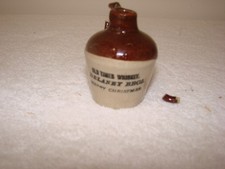 Old Time Whiskey Delaney Bros. Mery Christmas Mini Jug
