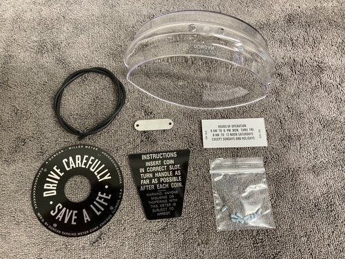 Dome lens gasket card - lens,, gasket.