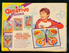 Mushroom nail mosaic puzzle