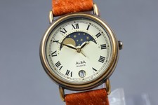 [Near MINT]   Seiko Alba Moon