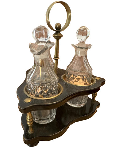 Antique victorian cruet set - antique,