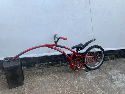 Red tagalong bike - tagalong, in