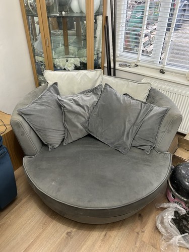 Swivel round cuddle chair - swivel,