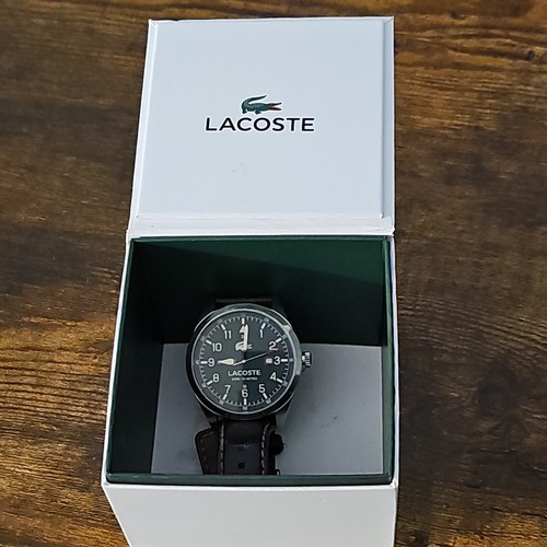 Lacoste green dial watch - lacoste,