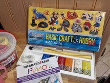 fimo & Sculpey polymer clay, Magic Sand & Plasticine Craft bundle