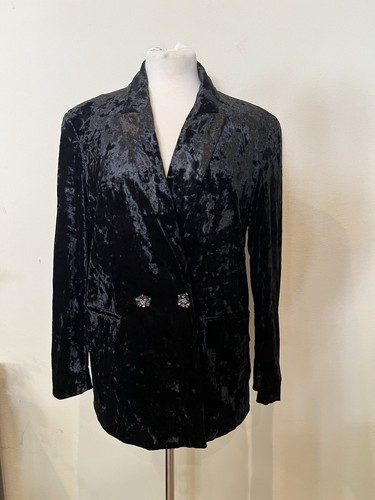 Zara black velvet double - black,