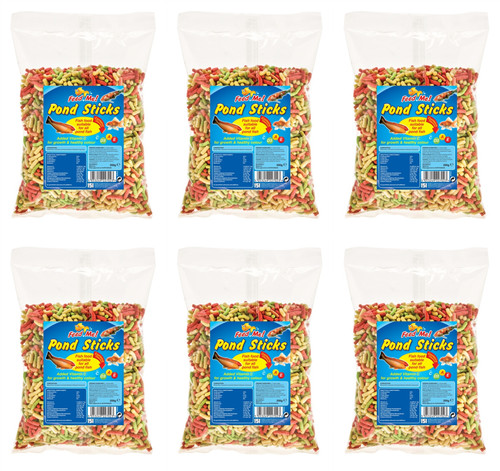 Feed pond sticks fish - feed,