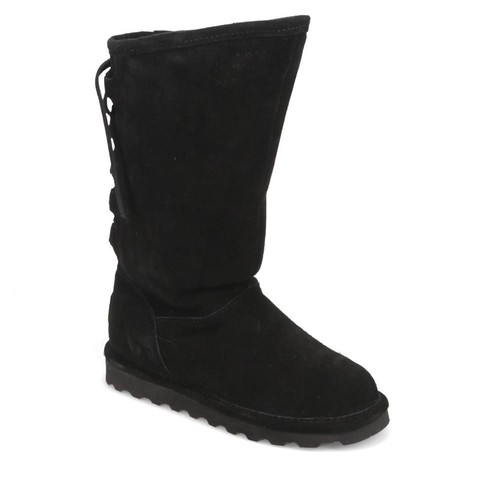 Bearpaw rear laced sheepskin - bearpaw, rear-laced