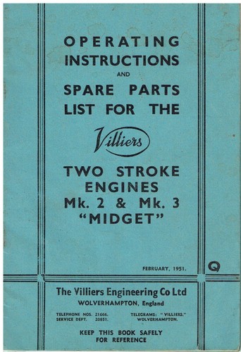Villiers midget mk2 mk3 - mk2,