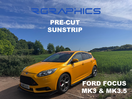 Pre cut sunstrip for focus - for,