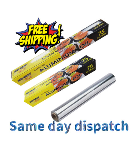 Aluminium foil wrap 300mm and - wrap,