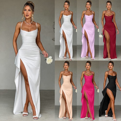 Women satin silk backless - women,