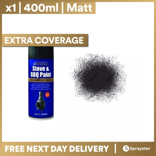 Rust oleum matt black - matt, heat