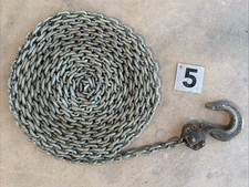 Old used rusty chains anchor