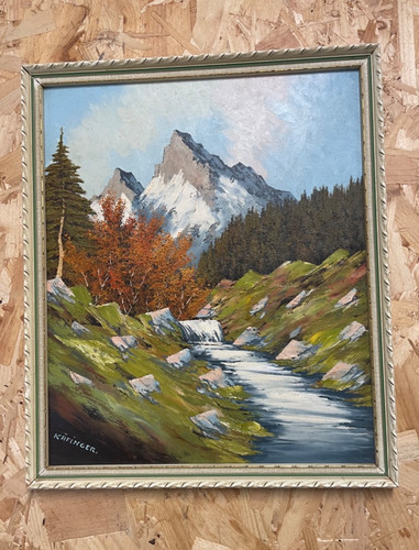 Kafinger oil painting mountain - kafinger,