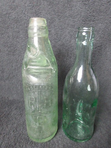 Vintage antique glass bottles - vintage,
